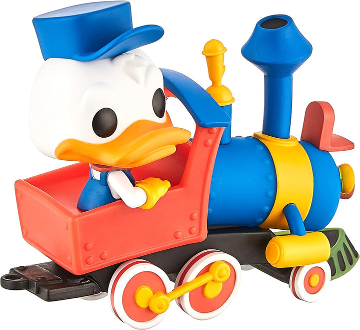 Disney Casey Jr Zirkuszugfahrt Donald Duck mit Engine Pop! Vinylfigur