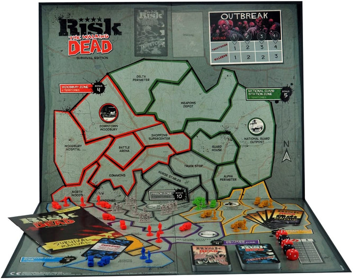 Das „Walking Dead Risk“-Brettspiel