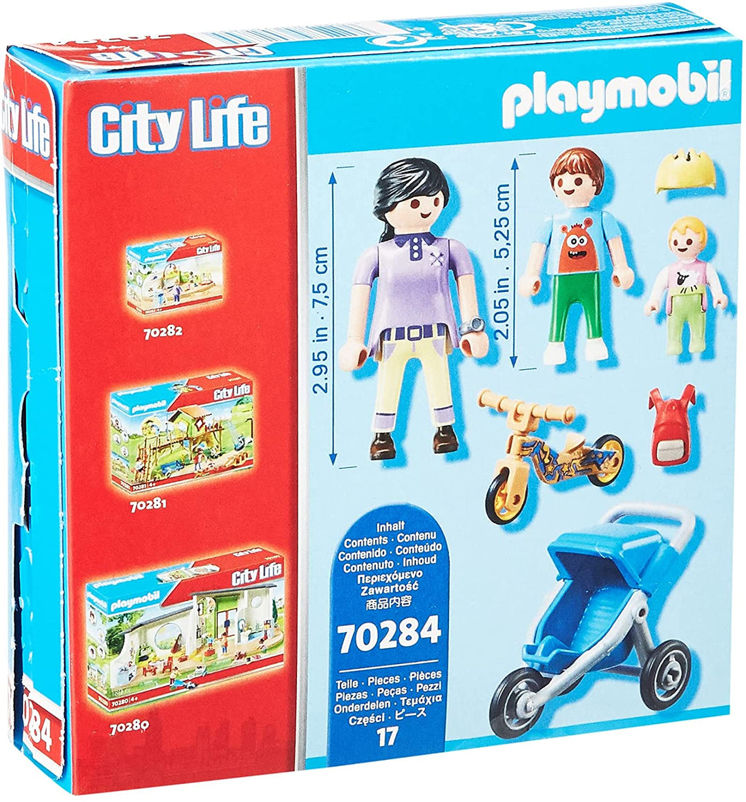 Playmobil Figures 70284 Maman avec Enfants à partir de 4 Ans