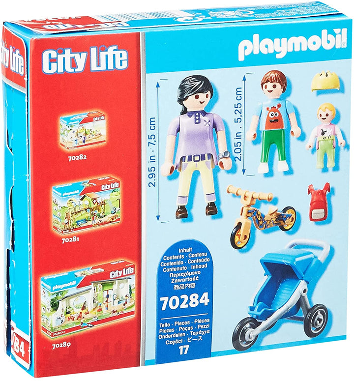 Playmobil Figures 70284 Mum with Children from 4 Years