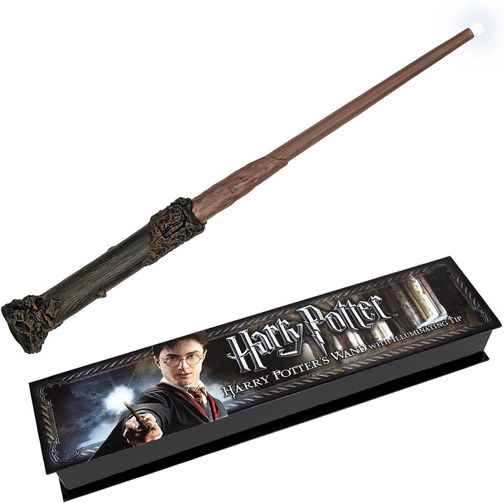 The Noble Collection Harry Potters leuchtender Zauberstab – 14 Zoll (35 cm), Harry Potter, offiziell lizenziertes Filmset, Film-Requisiten, Zauberstab-Geschenke