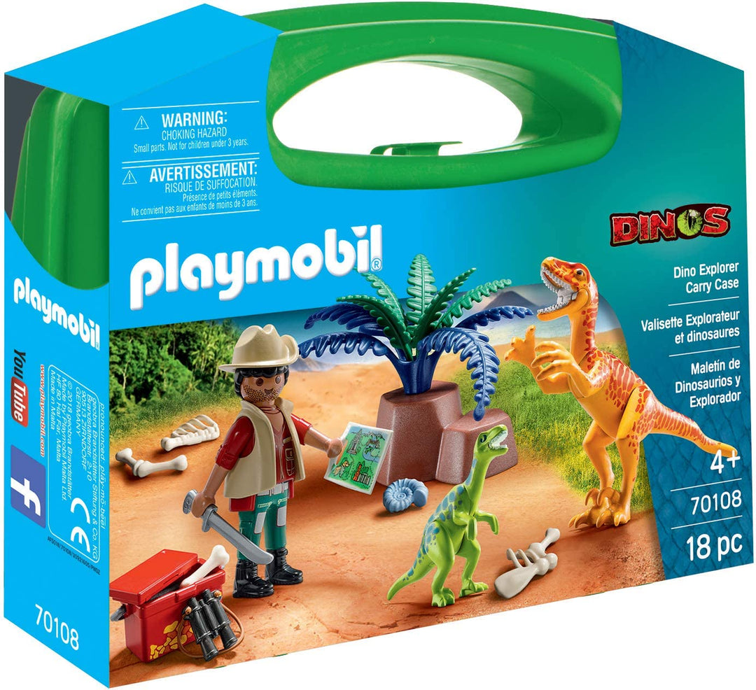 Playmobil 70108 Dinosaurier-Explorer-Tragetasche
