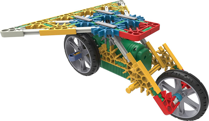 K'NEX 23012 Imagine Power and Play motorisiertes Bauset, Lernspielzeug für Kinder, 529-teiliges Stiel-Lernset, Technik für Kinder, lustiges und farbenfrohes Bauspielzeug für Kinder ab 7 Jahren