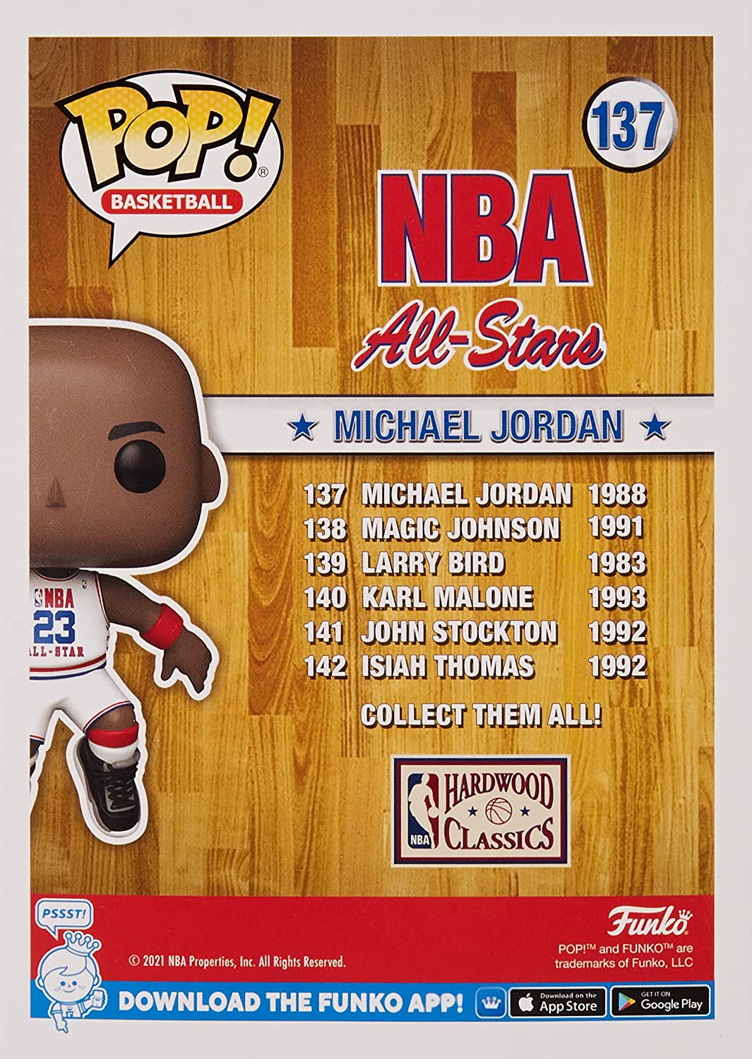 NBA All-Stars Michael Jordan Funko 59374 Pop! Vinyl #137