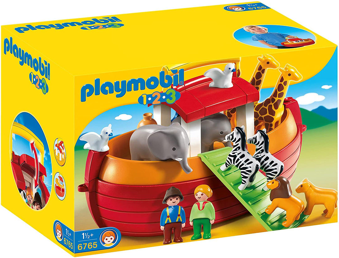 Playmobil 1.2.3 6765 Porta con te l&#39;Arca di Noè