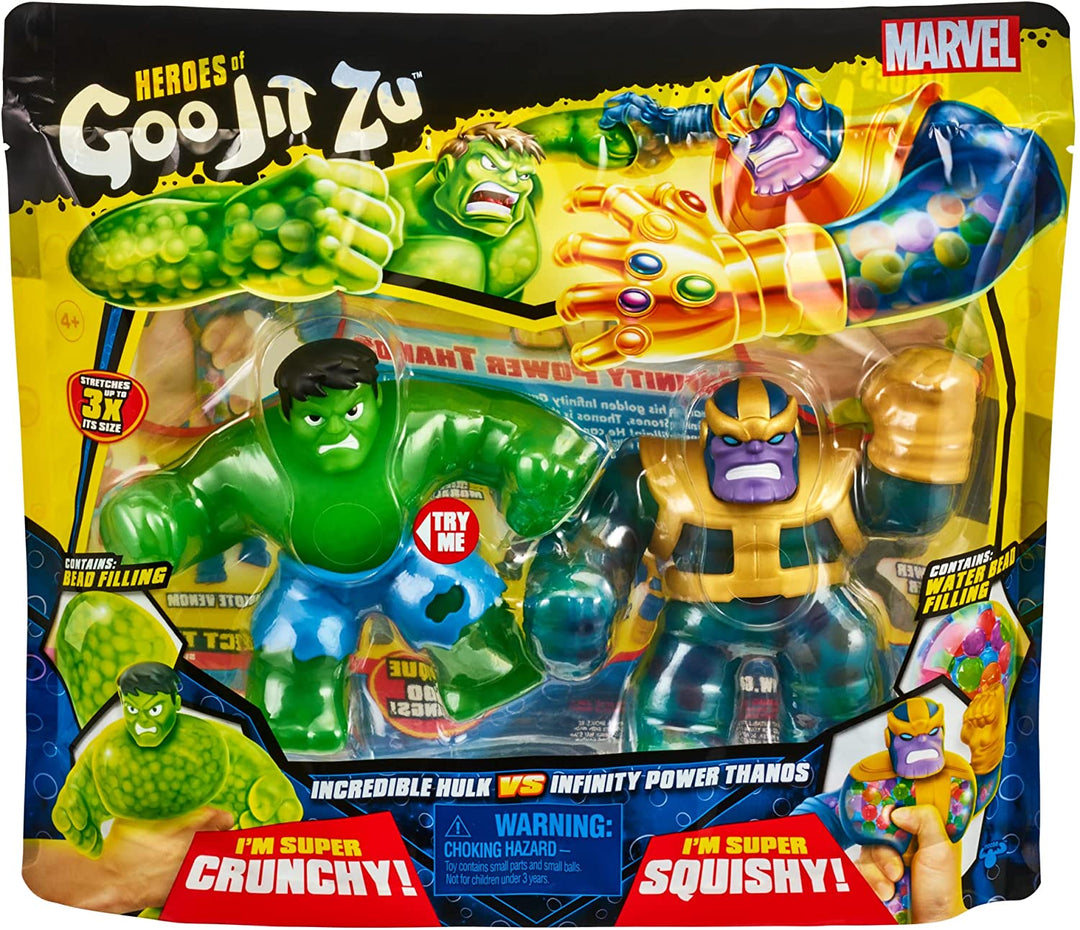 Heroes of Goo Jit Zu MARVEL VERSUS PACK – THANOS VS HULK, 41298