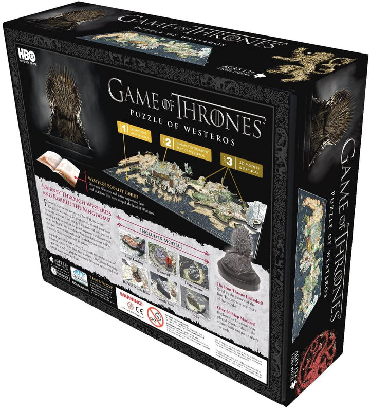 4D Cityscape HBO Game of Thrones Westeros Puzzle - Yachew