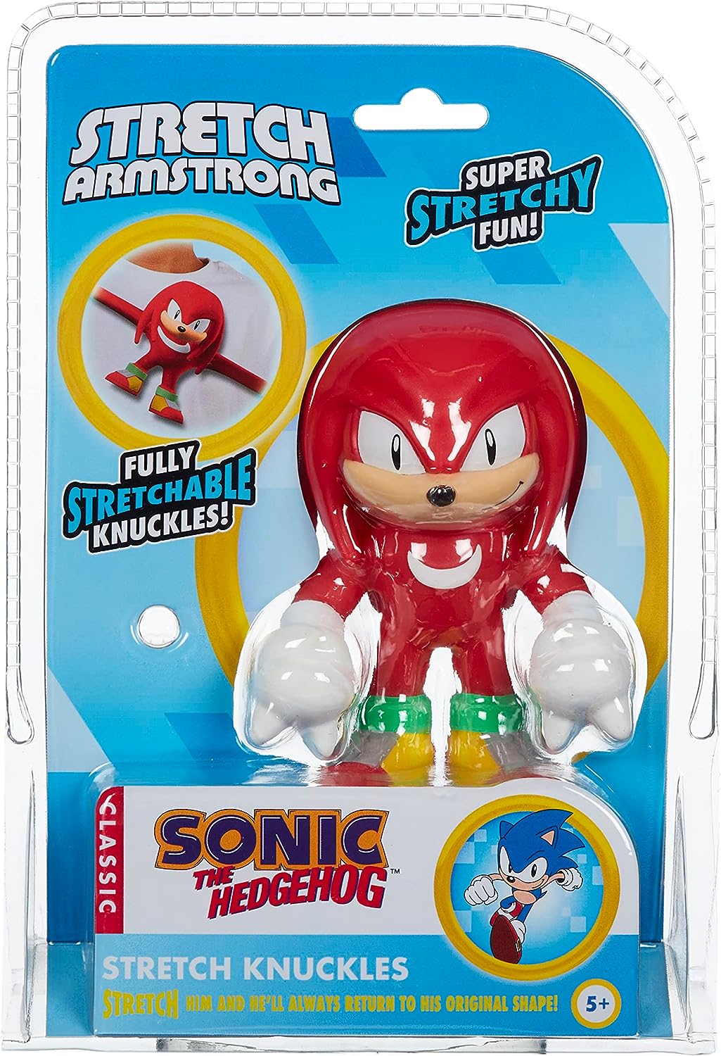 Character Options ltd 07938 Stretch Sonic Knuckles Spielzeug. Erstaunlicher dehnbarer Spaß. Sport