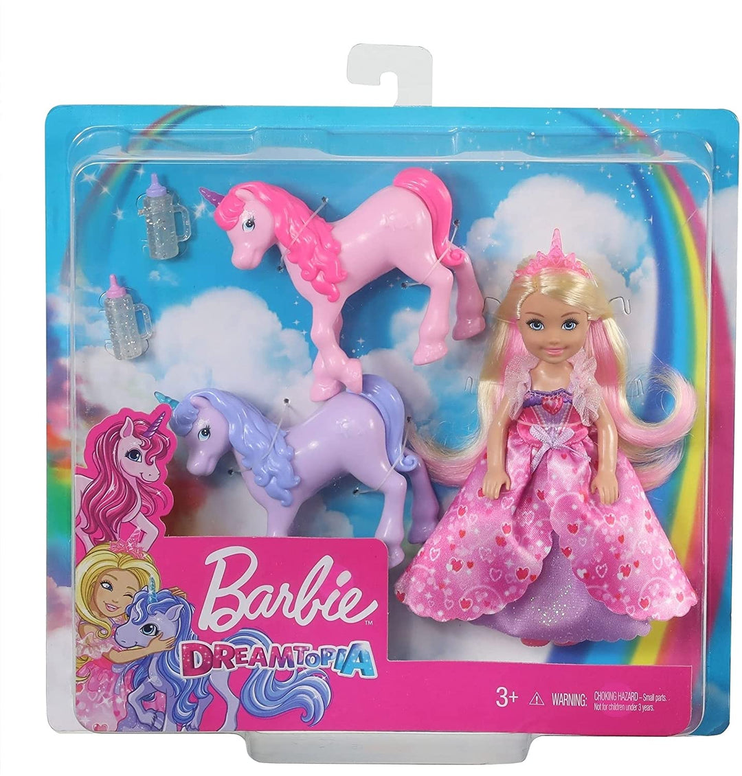 Barbie GJK17 Dreamtopia Doll and Unicorns