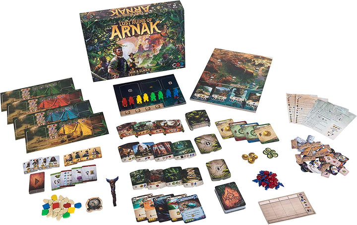 Tschechische Spiele-Edition | Verlorene Ruinen von Arnak | Brettspiel | 1 bis 4 Spieler