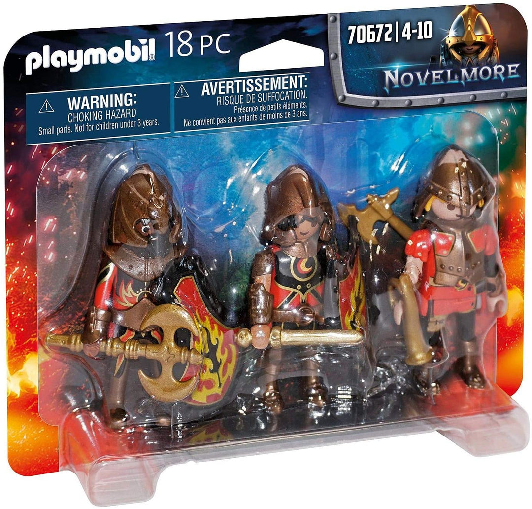 Playmobil 70672 Novelmore Knights Burnham Raiders 3 Figuras Set
