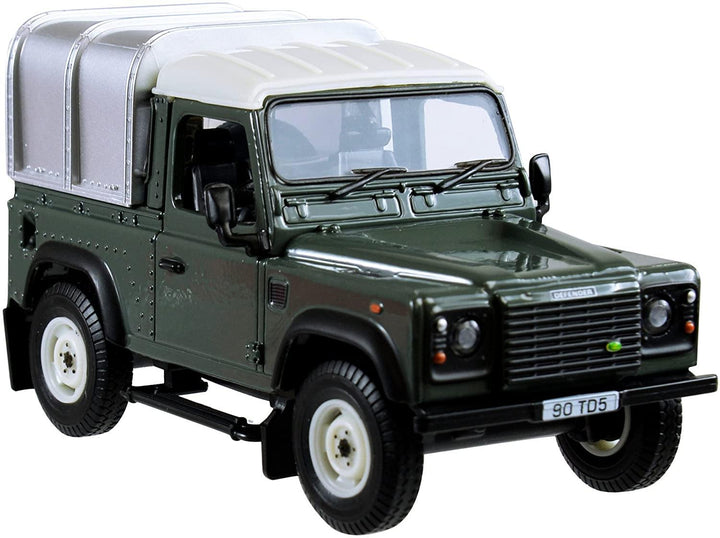 Britains 1:32 Green Land Rover Defender 90 with Canopy, Collectable Toy Car for Farm Set - Yachew