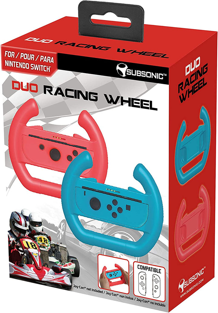 Subsonic - Pack Of 2 Steering Wheels For JoyCons Nintendo Switch