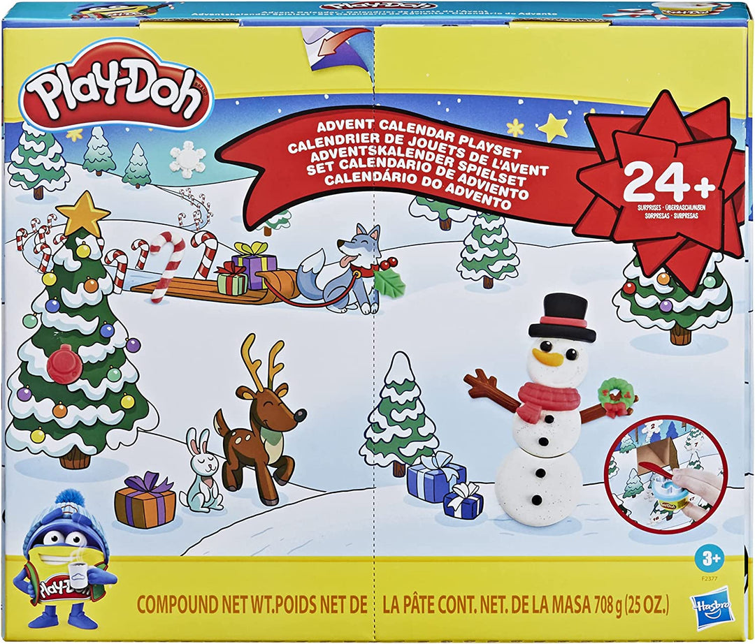 Play-Doh Adventskalender-Spielzeug für Kinder ab 3 Jahren mit über 24 Überraschungen,