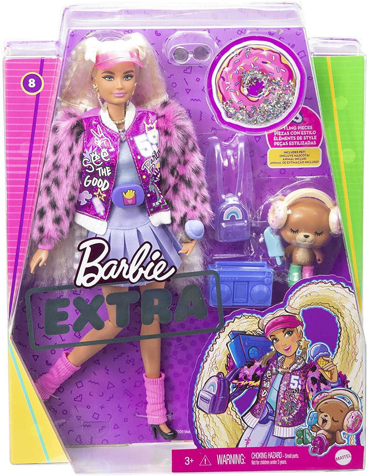 Barbie Extra Puppe mit blonden Zöpfen