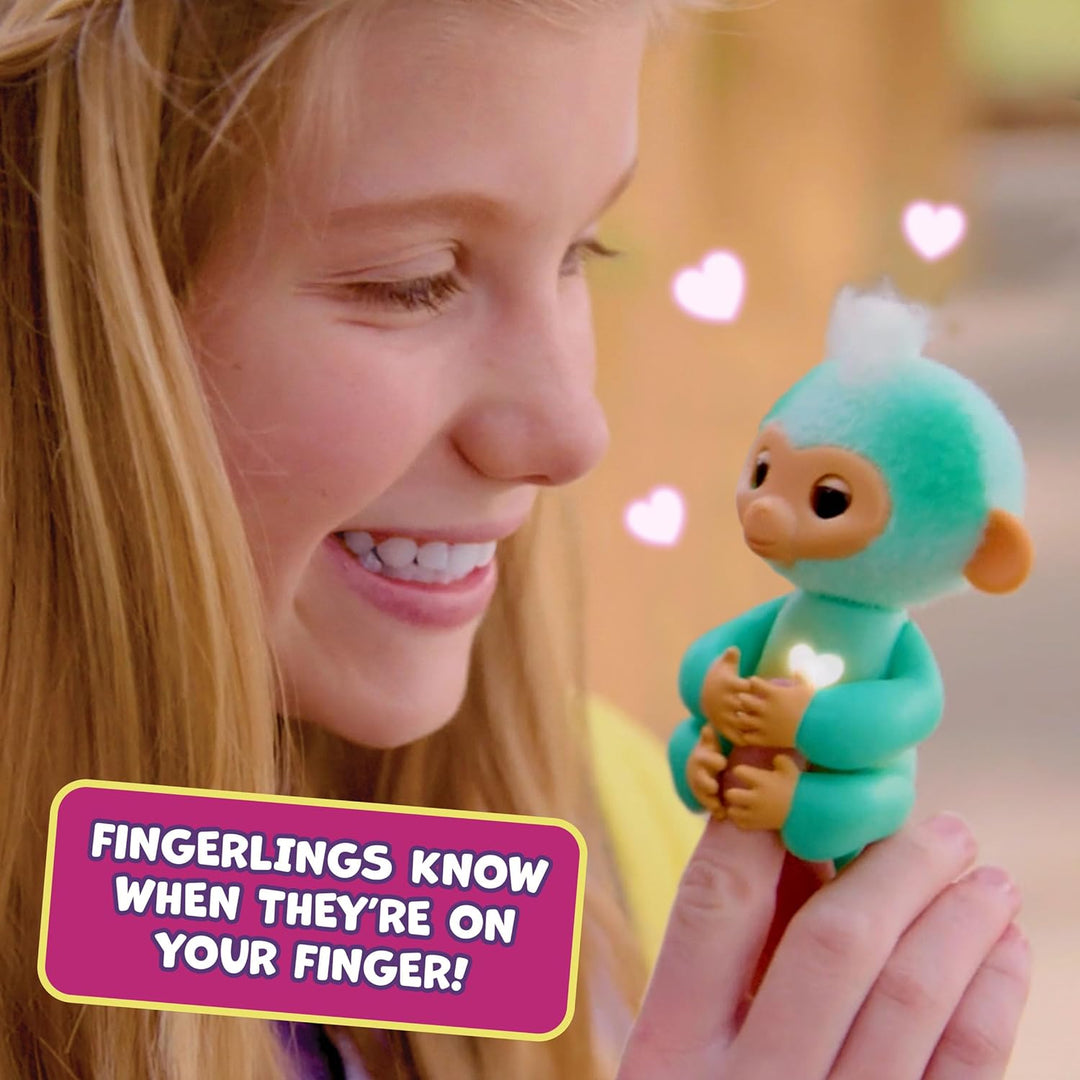 Fingerlings Monkey Teal Ava