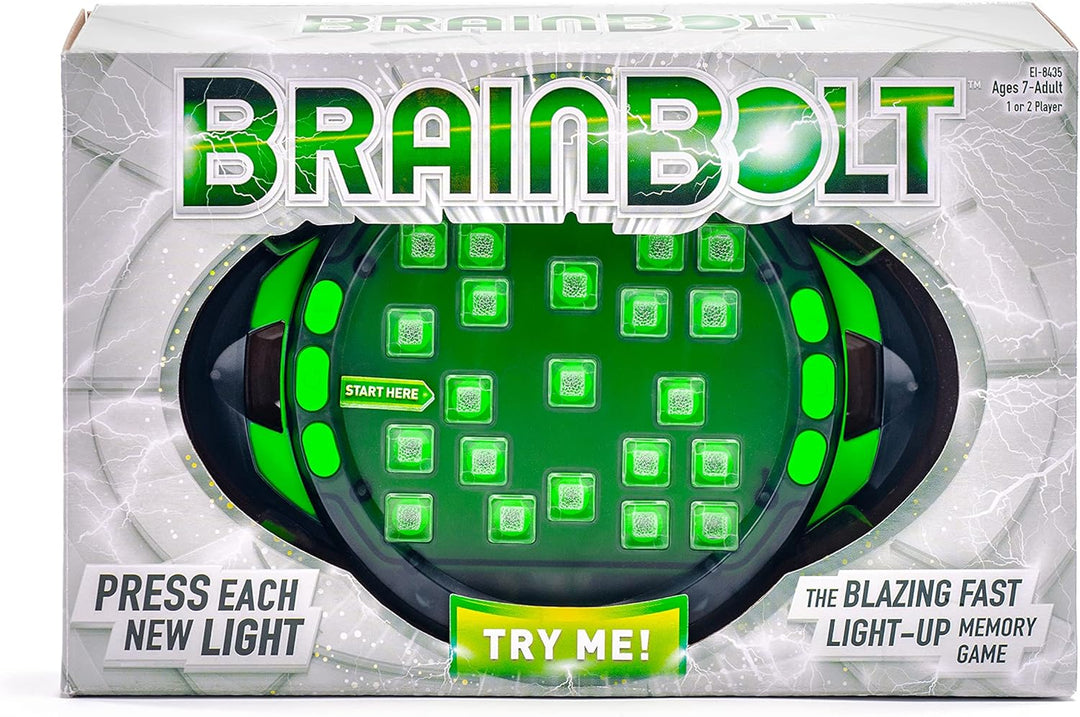 Learning Resources EI-8435 BrainBolt Brain Teaser, Puzzle Ages 7 to 107, Highly Competitive, Mind-Melting Light-Up Memory Game