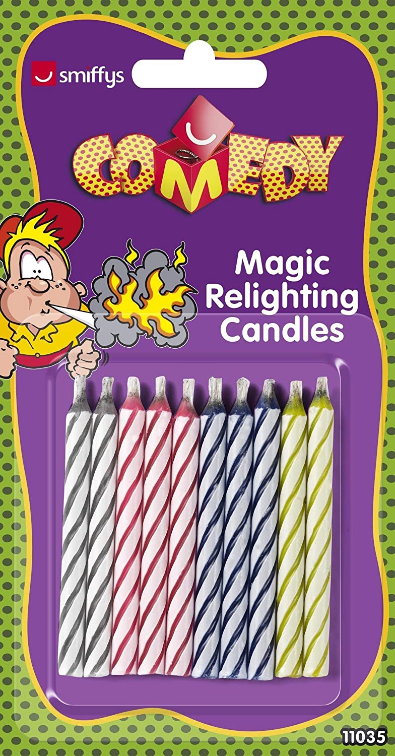 Smiffys Magic Kerzen zum erneuten Anzünden