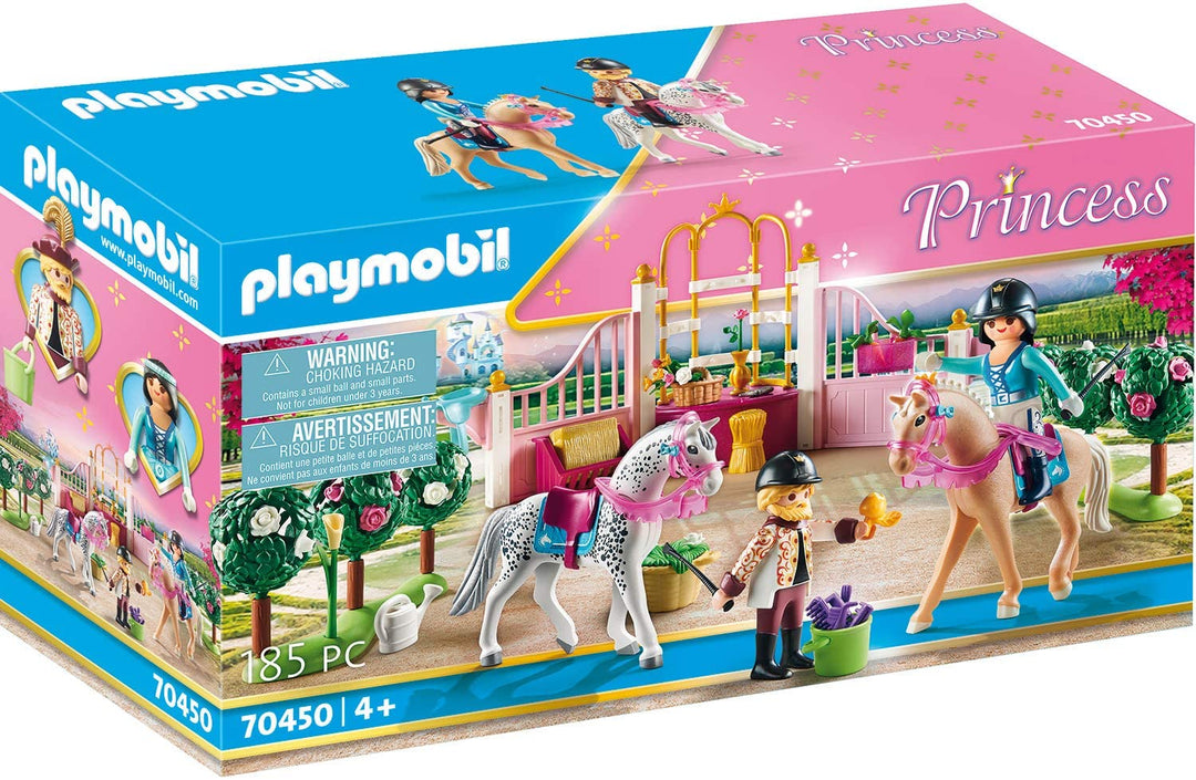 Playmobil 70450 Lezioni di equitazione al castello della principessa, per bambini dai 4 anni in su
