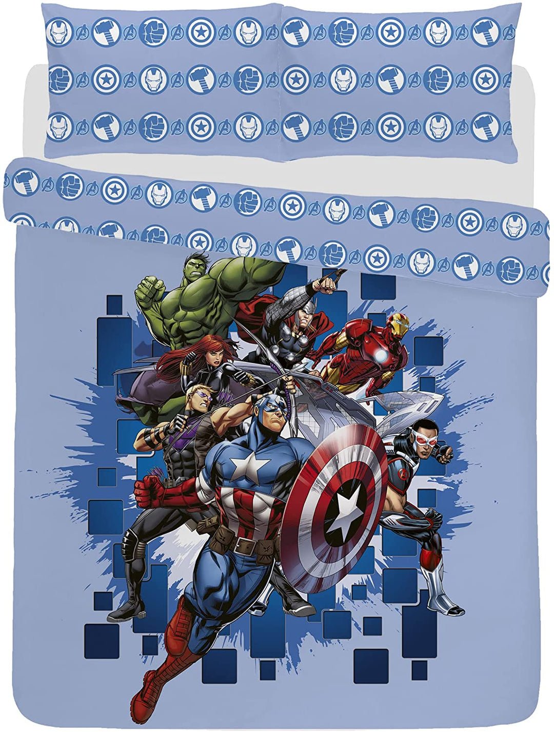 Disney Marvel Avengers Official Double Duvet Cover Set