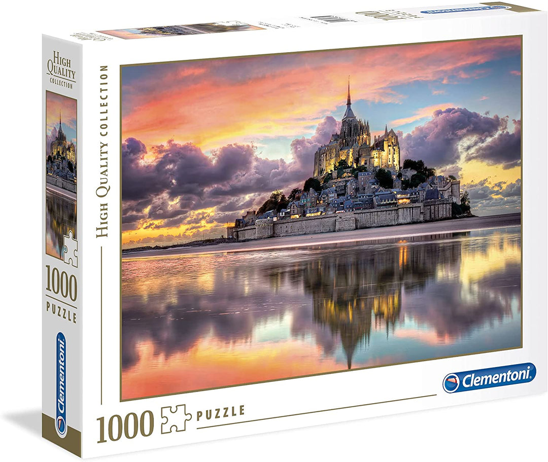 Clementoni 39367 Collezione Le magnifique Mont Saint Michel 1000 Pezzi