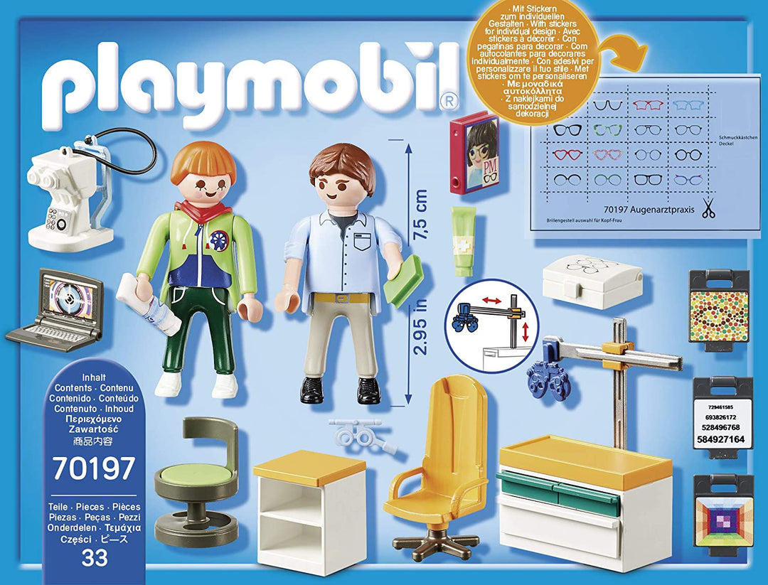 Playmobil 70197 Stadsleven Bij de specialist Dokter Oogarts