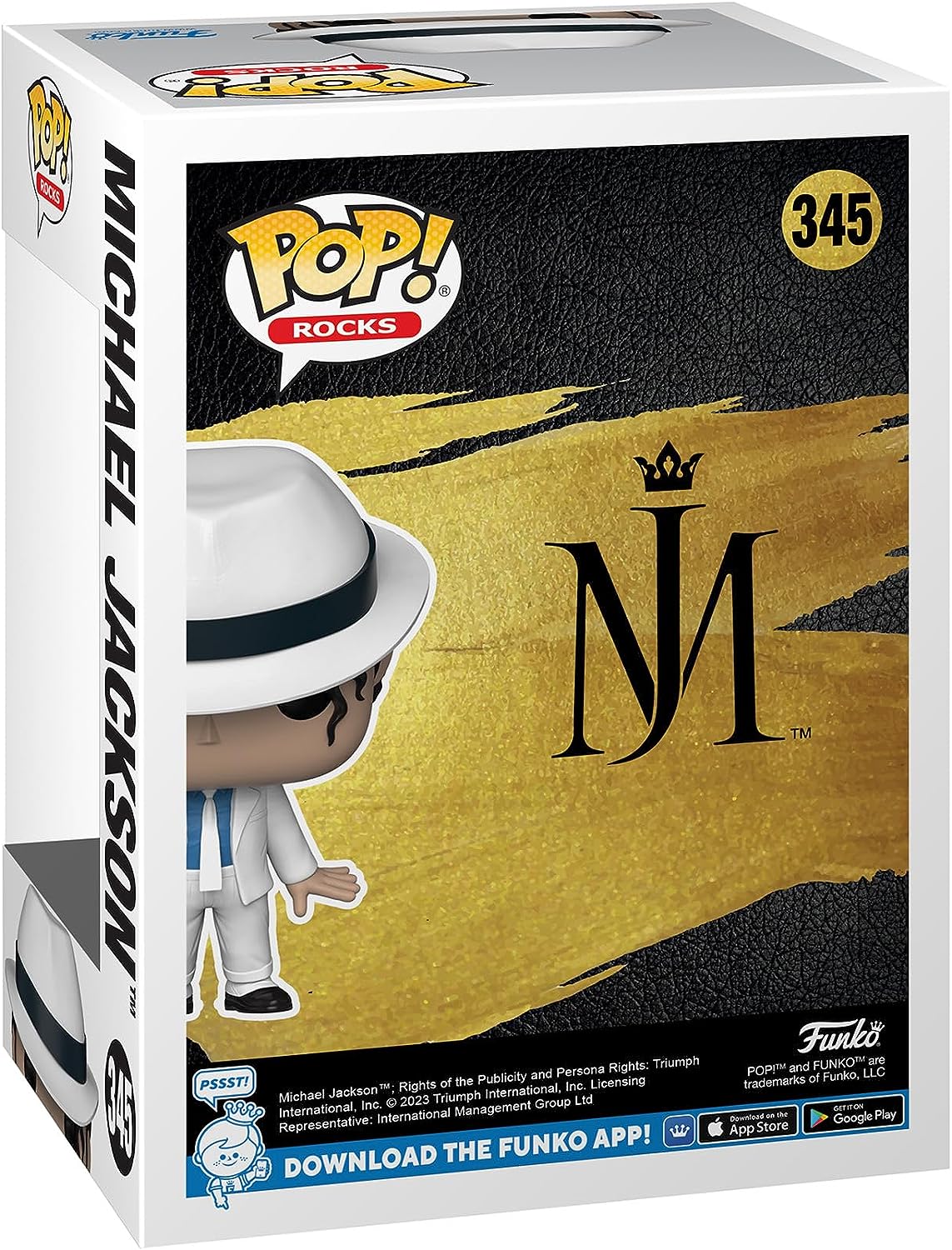 Funko Pop! Rocks - Michael Jackson (Lean) Vinyl Figure #345 (70600) 3