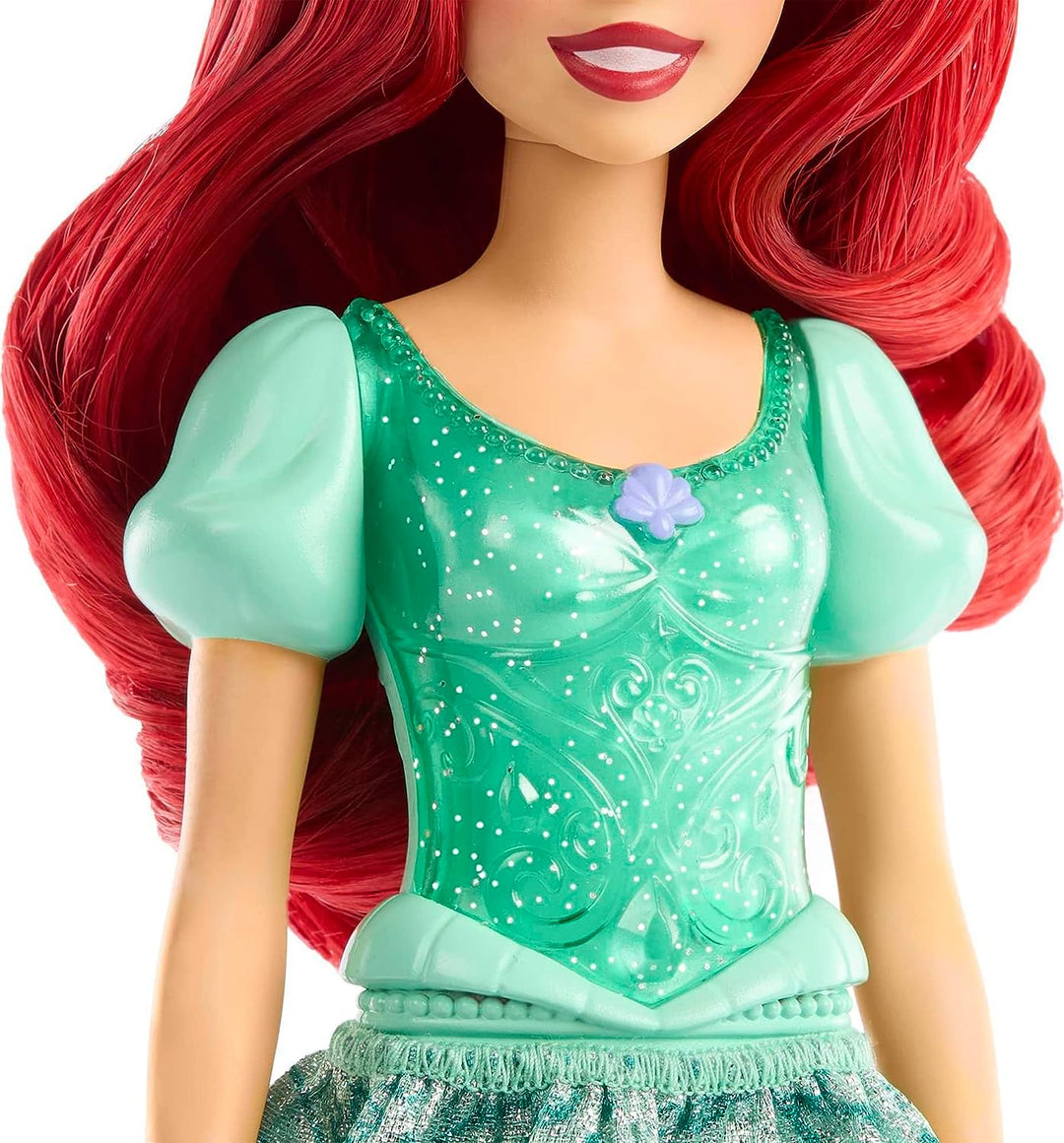 ?Disney Princess Toys, bewegliche Modepuppe Ariel mit glitzernder Kleidung und Klimaanlage