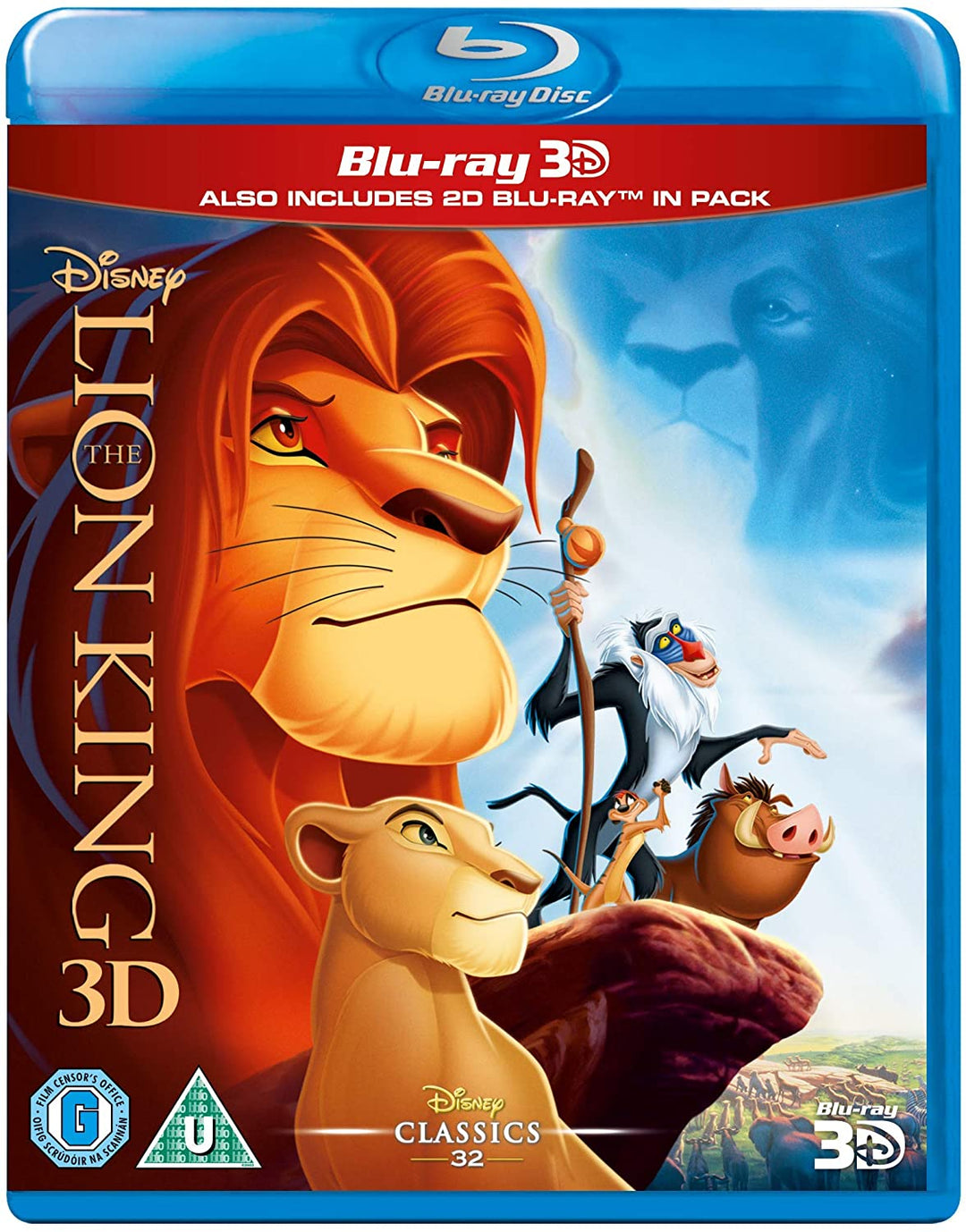 The Lion King (Blu-ray 3D) [regiovrij]