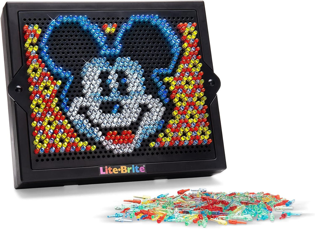 Lite Brite Super Brite HD Disney 100! Sonderausgabe, farbenfrohe leuchtende Zeichnung