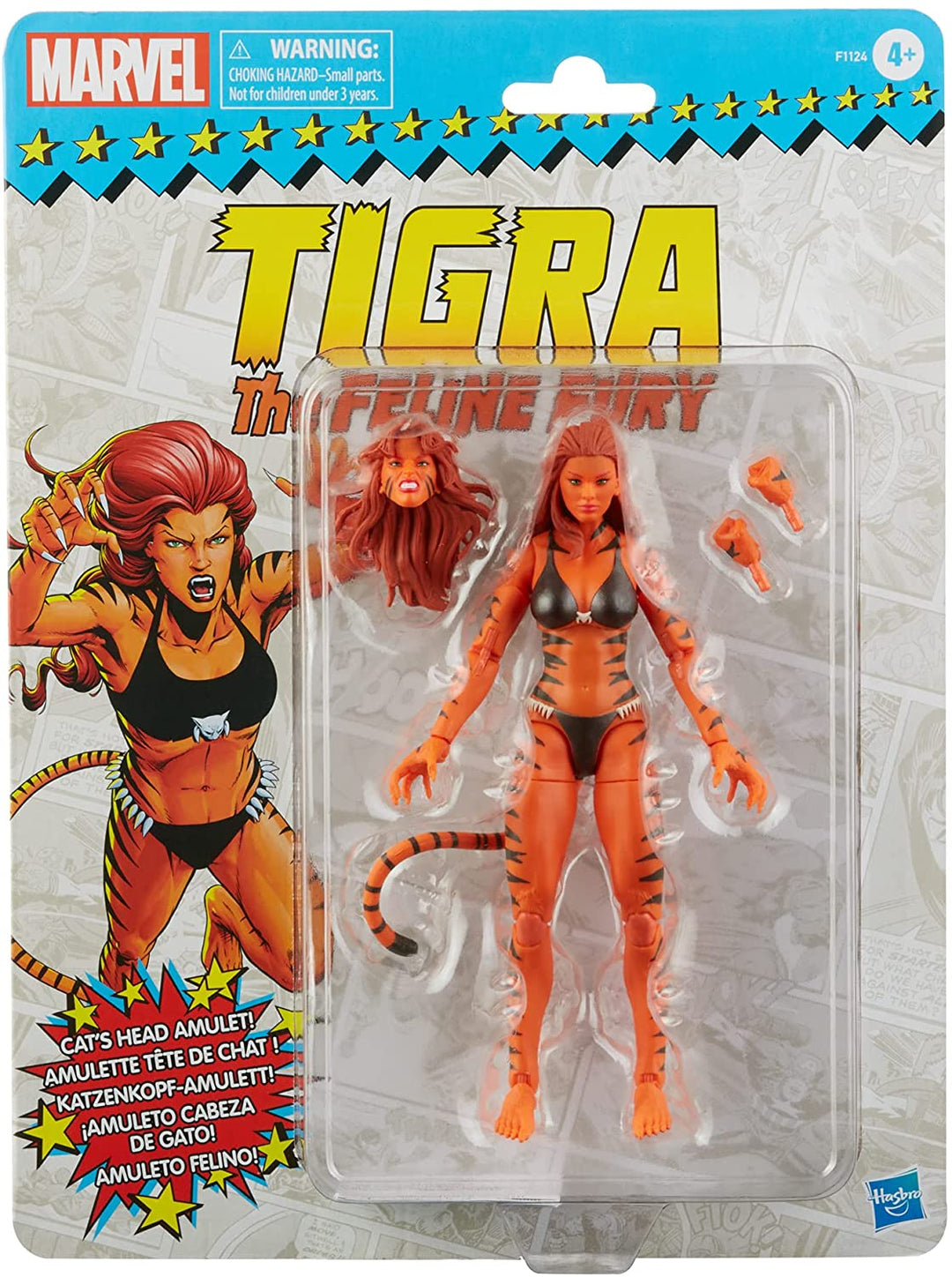 Marvel Legends Series Avengers 15 cm große Marvel's Tigra-Figur für Kinder ab 4 Jahren