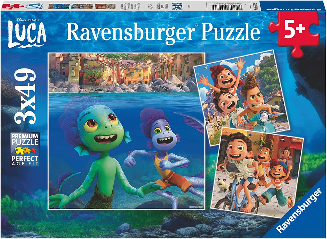 Ravensburger 5571 Luca, Luke, 3x49 Pieces, Puzzle for Children, Recommended Age
