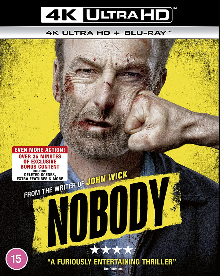 Nobody [4K Ultra HD] [2021] [Region Free] – Action/Thriller [BLu-ray]