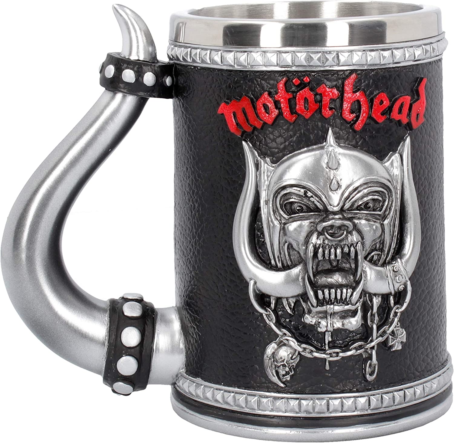 Nemesis Now – B4121M8 Motorhead War Pig Krug mit Edelstahleinsatz