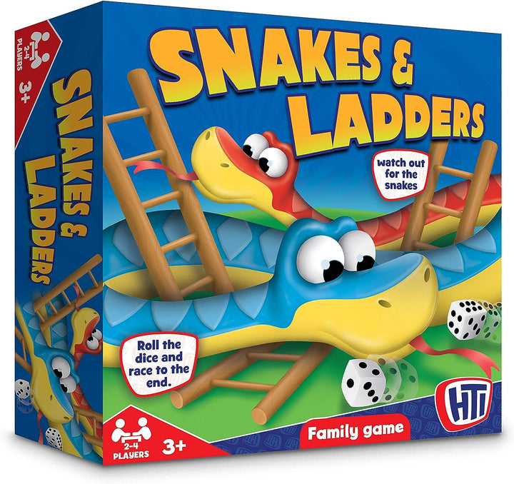 HTI Toys Traditional Games Snakes &amp; Ladders Family Brettspielset