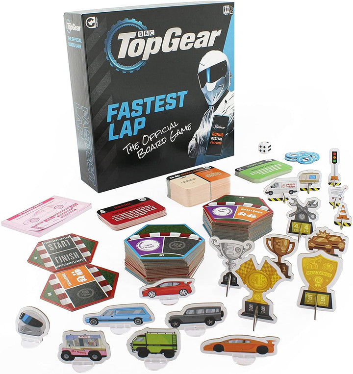 Ginger Fox Offizielles Top Gear Family Brettspiel 2021 Edition – Race The Stig Arou