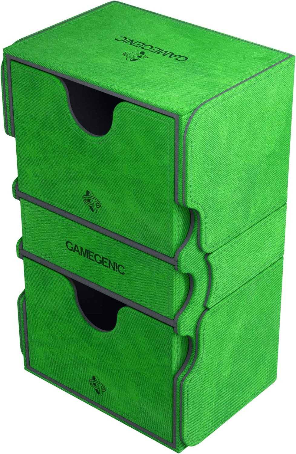 Gamegenic GGS20029ML Stronghold 200-Card Convertible Deck Box, Green
