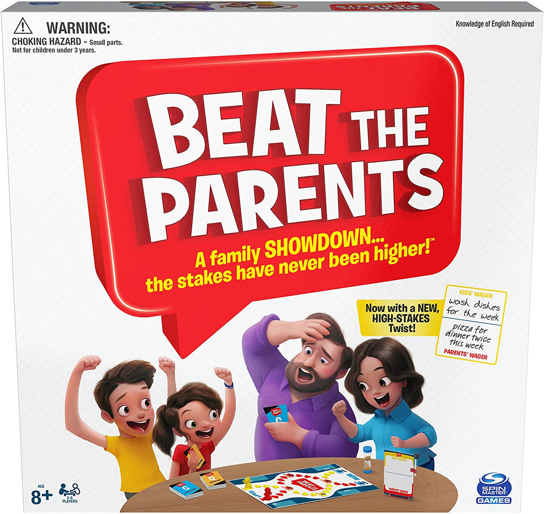 Spin Master Games Beat The Parents Board Game for Families and Kids aged over 5