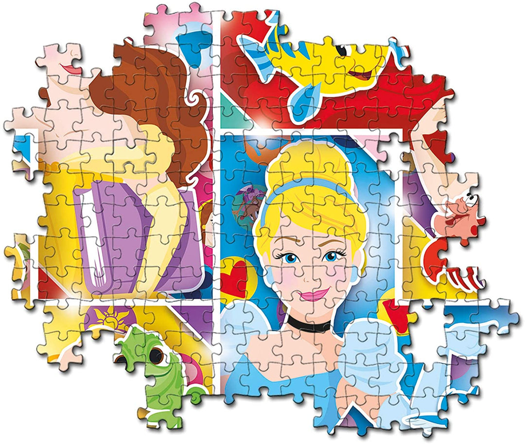Clementoni - 27146 - Supercolor Puzzle - Disney Princess - 104 Teile - Hergestellt in Italien
