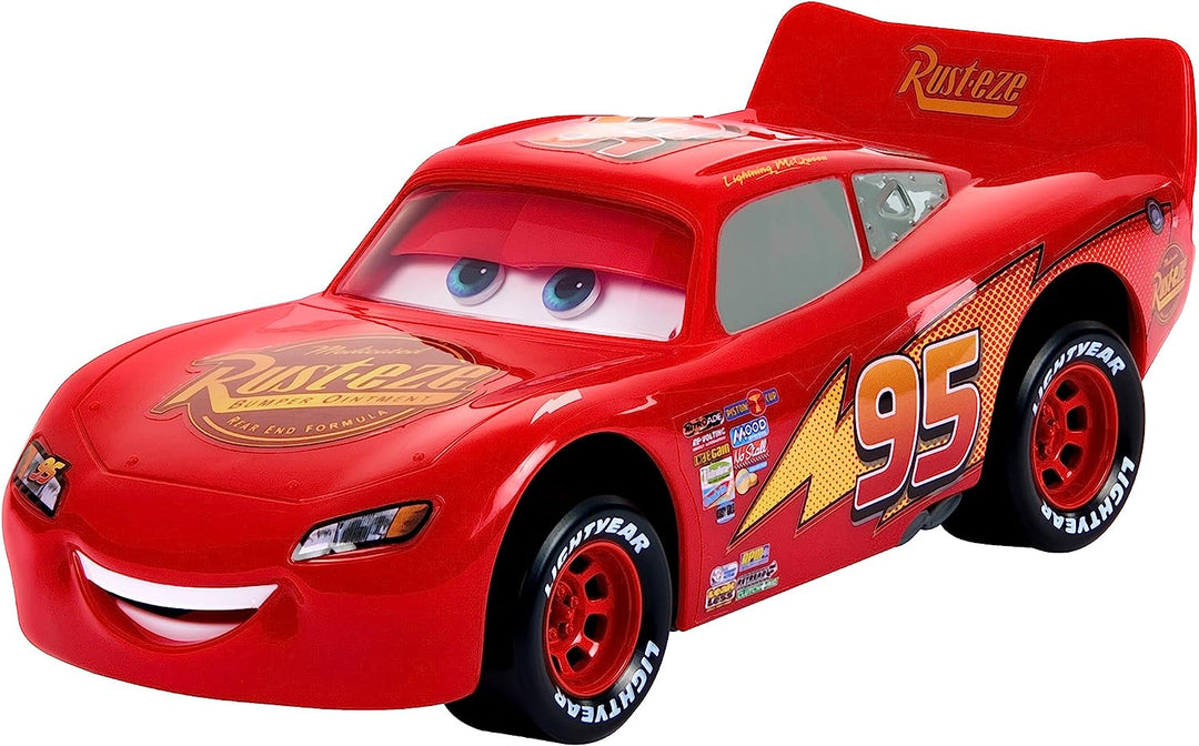 Disney and Pixar Cars Toy Cars & Trucks, Moving Moments Lightning McQueen Vehicle with Moving Eyes & Mouth
