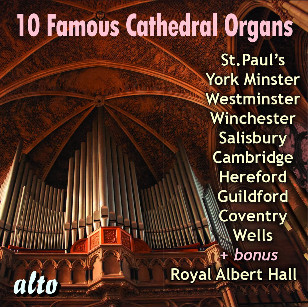 10 FAMOUS CATHEDRAL ORGANS (recorded by legendary Sound engineers) [Audio CD]