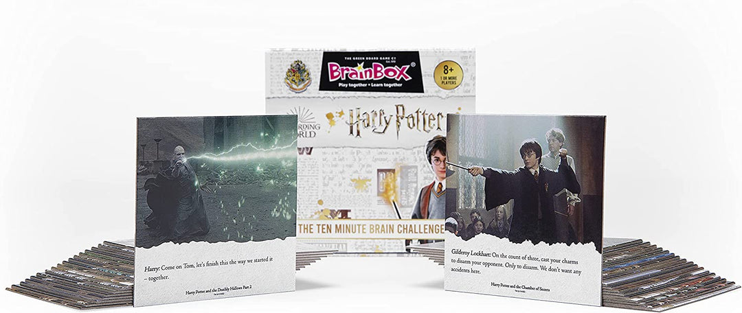 BrainBox | Harry Potter | Card Game | Ages 8+ | 1+ Players | 10 Minutes Playing Time