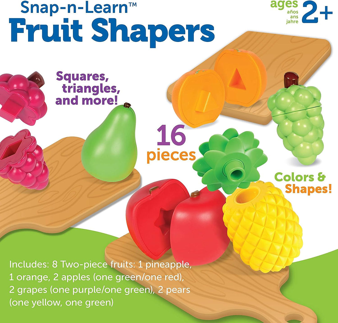 Learning Resources LER6715 SNAP-N-Learn Fruchtformer, Multi
