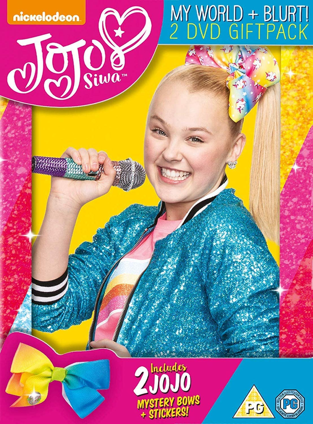 Jojo Siwa DVD-Geschenkset (enthält Blurt/My World und BFF Bows) – TV-Programm [DVD]