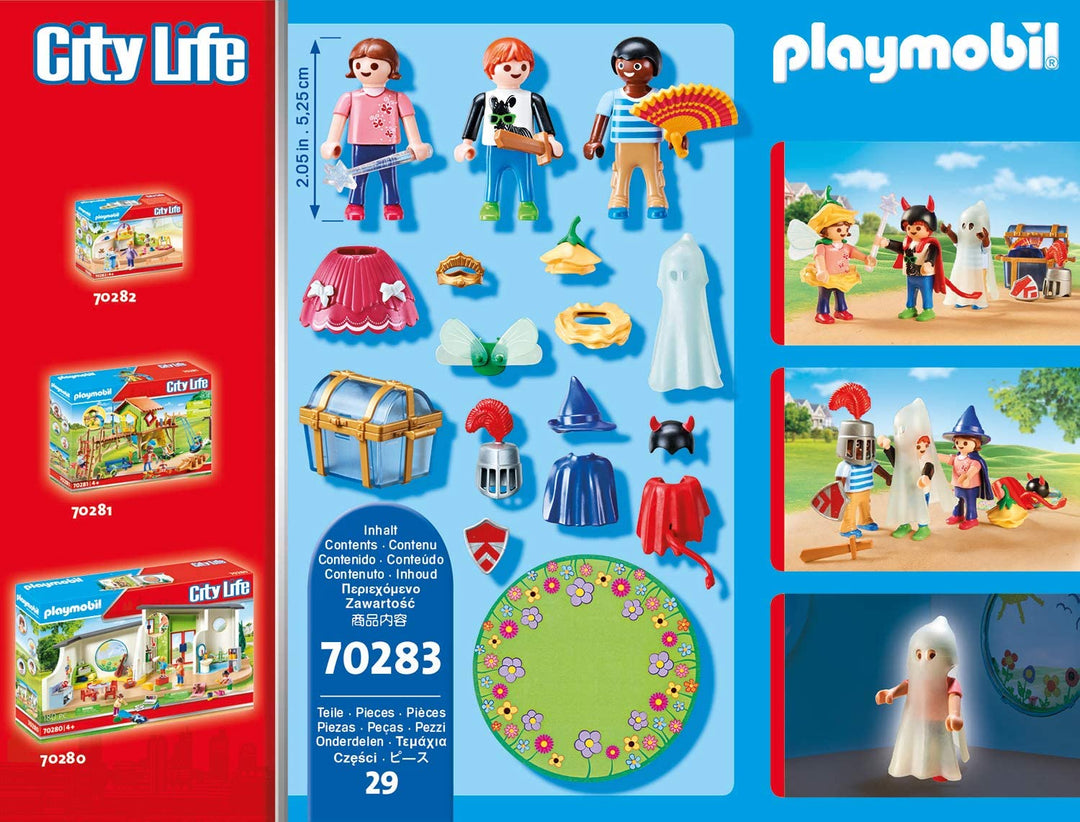 Playmobil 70283 City Life Children's with Fancy Dress Box Multi-Coloured