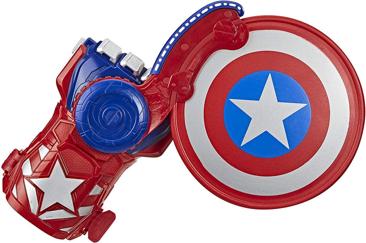 Power Moves Marvel Avengers Capitán América Shield Sling Juego de roles para niños