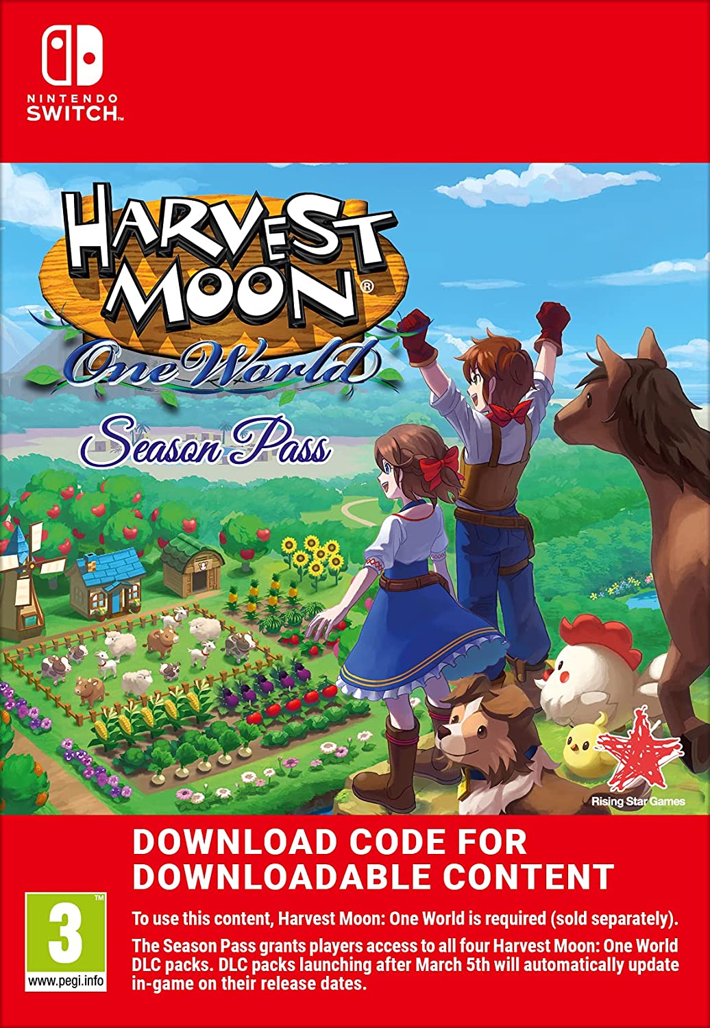 Harvest Moon: One World (Nintendo Switch) + Key Ring