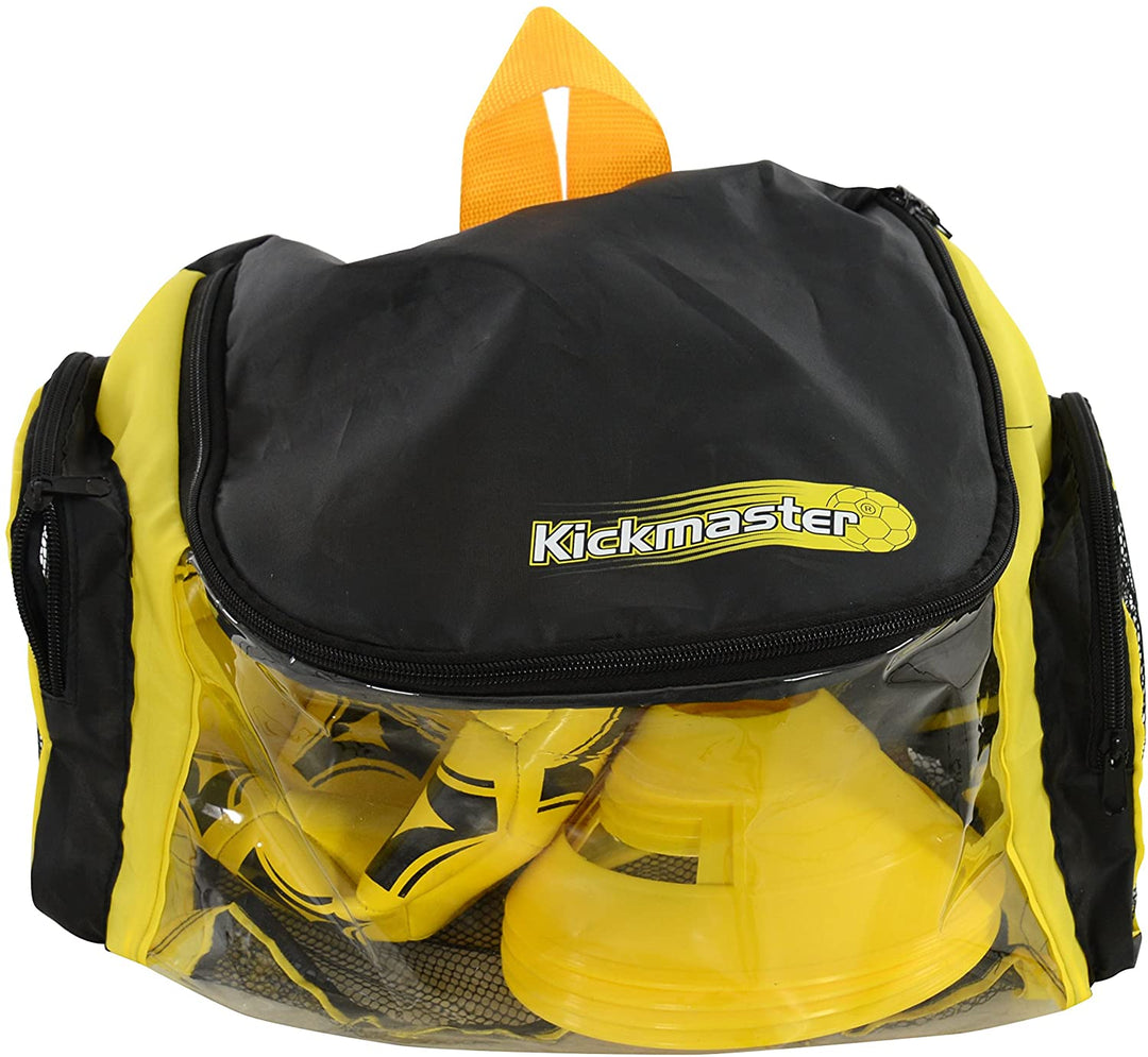 Kickmaster Backpack Training Kit - Black/Yellow