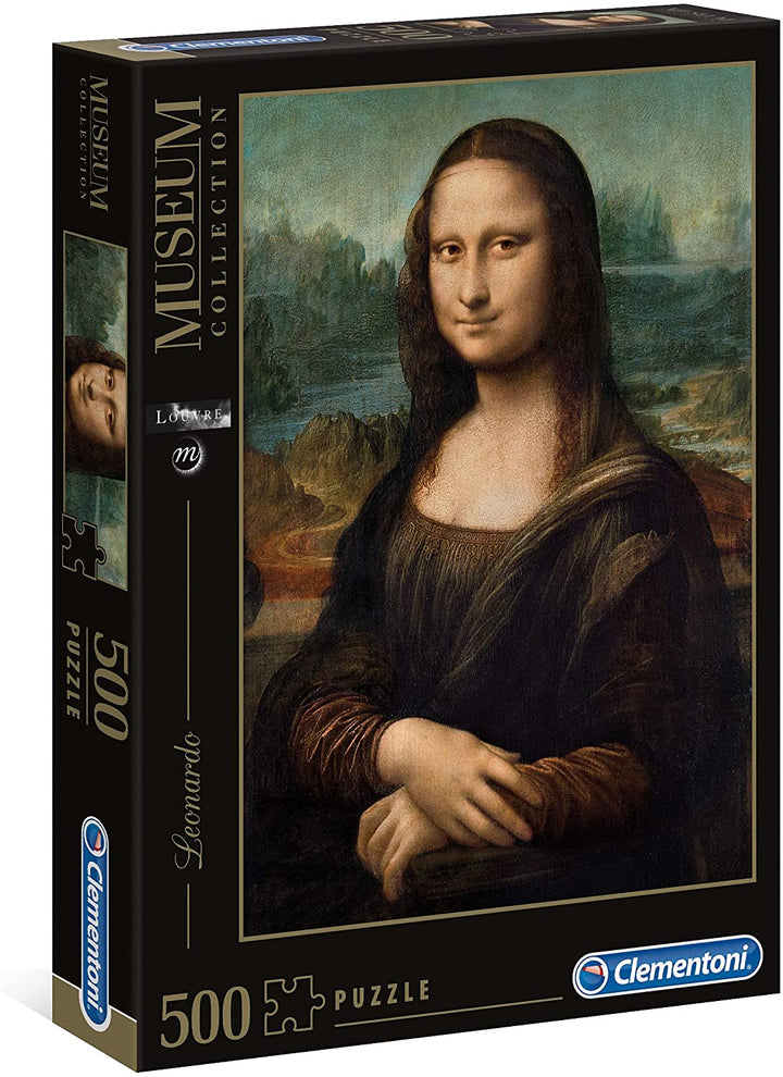 Clementoni 303632 Clementoni-30363-Museumcollectie Leonardo Mona Lisa-500 stuks