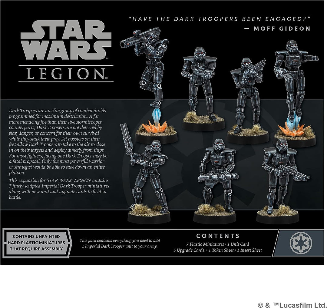 Star Wars Legion Dark Troopers-Erweiterung | Miniaturen-Kampfspiel für zwei Spieler | S